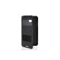 MOONCASE Case Leather Protective Case Flip Case for HTC Desire Case 610 Black (Wireless Phone Accessory)