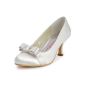 Elegant Park EP11019 loop Satin Women's Shoes Bridal Shoes (Textiles)