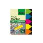 Sigel HN613 PageMarkers film, 200 sheets, arrows, green, blue, pink, yellow, orange, stripes Size: 45 mm x 12 mm (Office supplies & stationery)