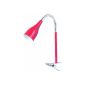Sorpetaler LIGHTS table lamp clip lamp Roomi (color: red) (household goods)