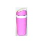 1a TUPPER Coffee & GO cup coffee mug 360ml --- pink (household goods)
