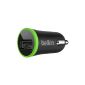 F8J051cw Belkin Car Charger for iPhone / iPod / MP3 / USB tablet 2.1A Black (Accessory)