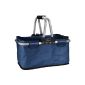 Genius 14109 basket foldable, carrying weight more than 25 kg, Capacity 26 L, weight about 1.2 kg Dark Blue (Kitchen)