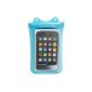 DiCAPac WP-C10S - Waterproof Case for Smartphones and iPod Touch / Blackberry / HTC Wildfire / HTC EVO 4G / Google Nexus One / Samsung Galaxy S3 Mini and others - Blue (Electronics)