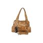 Luxury handbag in brown cognac Shopper Bag from Marvinia Kossberg, Model ganglion (Textiles)