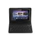 Generic Leather Case with integrated Bluetooth keyboard for Blackberry Playbook Tablet 7 