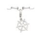 Charms for bracelet wheel 925 / - rhodium plated sterling silver Ø 23 x 13 mm (jewelry)