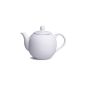Beautiful white porcelain teapot 1,0 Ltr. (Z188) (household goods)