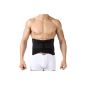 Unisex Belt Sheath sweating enhances body shaping slim slimming black size greenhouse woman man one size slimming slimming (Clothing)