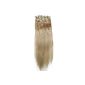 PRETTY SHOP 7 piece XL SET Clip In Extensions 16 clips 60cm 120 grams SMOOTH various colors (blond mix (hue 25T613)) (Health and Beauty)