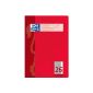 School exercise book, A4, Ruling 26 - Plaid / edge, 16 sheets, 15er Pack (Office supplies & stationery)