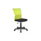 SixBros.  Office chair swivel chair office chair Green / Black - H-298F / 1328