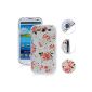 VCOER for Samsung Galaxy S3 SIII i9300 Flowers Case small petals pattern color design decoration PC Case / Cover / Cover / PC Skin / Case Phone Case - Design of PC (Electronics)