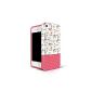 Soft and flexible TPU Case series akna Glamour iPhone 5 5S [Lovely Floral Dots] (Electronics)
