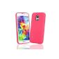 EnGive Samsung Galaxy S5 Mini Silicone Case Soft Bag Case Cover (Pink) (Electronics)