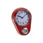 TV - Our original 04191 Maxxcuisine 50s Retro Style Kitchen kitchen clock with timer, red (household goods)