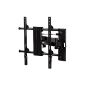 Hama 108730 TV Wall Mount, Full Motion, 58-127cm (23-50 inches), VESA 400x400, max.  45 kg, fully articulated, black (Accessories)