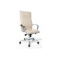 TOPSTAR OF190 AF2 executive chair Lean on 5 Leather cream (ivory) (household goods)