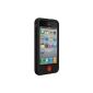 SwitchEasy Colors Silicone Case for Apple iPhone 4 4S black colors Black (Wireless Phone Accessory)