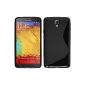 Silicone Case for Samsung Galaxy Note 3 Neo - S-Style black - Cover PhoneNatic ​​Hard Case (Electronics)