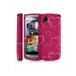 Seluxion - Cover shell Case for Samsung Wave 2 gel S8530 with HF19 pattern (Electronics)