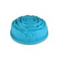 Silicone cake mold with model selection - flower - ring cake - baking pan - Rose (Flower Blue) (household goods)