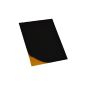 Felt pads / furniture glides / Bastelfilz A4 self-adhesive, 1 piece, black, 4 mm thick