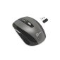 JETech® M0770 Wireless Mouse Wireless Mouse 2.4Ghz, 6 buttons, 3 adjustable DPI levels, USB wireless receiver (Black) (Personal Computers)