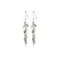 Ladies earrings silver E5087-WHT (jewelry)
