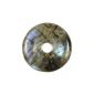 Naturosphère - Natural Jewelry - Donut Chinese Pi for labradorite pendant - Diameter - 3 cm + pouch offered (Jewelry)