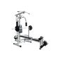 All-In-One multifunction power station / universal weight bench silver - bench press, leg extensors / flexors, Butterfly, Lat Tower BCA 90 (Misc.)