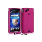 Cover Case Silicone case for Sony Ericsson Xperia x12 Arc / Arc S + fuschia pink mini pen + screen film (Electronics)