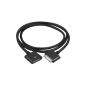 TRIXES Extension Cable for Apple iPhone iPod & iPad charging & data cable & iPad 1 m Black (Electronics)