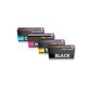 Luxury 4 CB540-3A Cartridge Toner Cartridges Set for HP Colour Laserjet CM1312nfi / CP1514n / CP1518n - Assorted Colors (Office Supplies)
