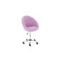 CLP London office chair, office chair at unbeatable price, Seat height: 51 - 63 cm, choose from up to 12 colors pink