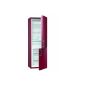 Gorenje RK 6192 ER cooling-freezer / A ++ / 185 cm height / 231 kWh / year / 225 liter refrigerator / 94 liter freezer / containers for fruits and vegetables with humidity control (Crisp Zone) / Simple Slide System / EasyStep rack setting / Vulcano red (Misc .)