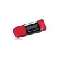 MECO 8GB USB MP3 Player Mini Music Player With Radio memory stick function + Headphones (Red) (Electronics)