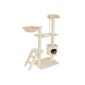 TecTake scratching post cat scratching post scratching posts cat tree 1.53 meters beige (Misc.)