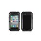 Alienwork iPhone 4, iPhone 4S bumper Case Against Black Metal Splash proof AP434-01 (Wireless Phone Accessory)
