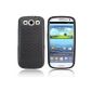 Protection Cover for Power Battery Samsung Galaxy S3 GT-i9300 - Black (Electronics)