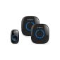 Avantek Kit Wireless Doorbell, 52 Songs, 300m range [1 Push Button, 1 Plug Carillon and Carillon Battery Powered 1] (Kitchen)