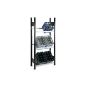 SCHULTE crates base shelf 1800 x 810 x 336 mm, 3 levels (household goods)
