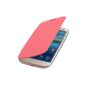 Pink LT Flip Cover for Samsung Galaxy S3 i9300 i9305 Slim Skin Case Cover protection shell cell phone pocket shell (Electronics)