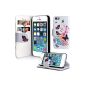 Apple Iphone 5 / 5s Handyhülle including Displayfolie butterflies (Electronics)