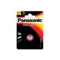 Panasonic SR1130SW silver oxide watch batteries button cell (1.55V, 82mAh) (Accessories)