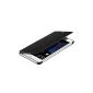 kwmobile® practical and chic flap protective case for Sony Xperia Z3 Black (Wireless Phone Accessory)