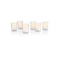 PHILIPS myLightAccent, table lamp TeaLightsWhite 6 set at 6W, including lamps, 6-lamp 6912660PH (household goods)