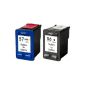 Set printer cartridges compatible with HP 56 + 57 (office supplies & stationery)