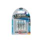 ANSMANN 5035232 AAA type 1100mAh highly capacitive professional / frequent user digital photo rechargeable batteries 4-pack (Electronics)