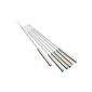 6 x fondue forks STAINLESS STEEL separated by color (household goods)